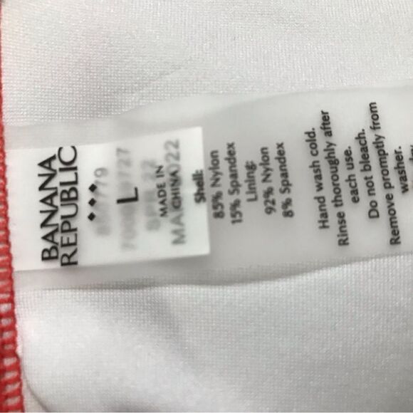 Banana Republic NWOT Orange One Piece Swimsuit Size L - Picture 6 of 8